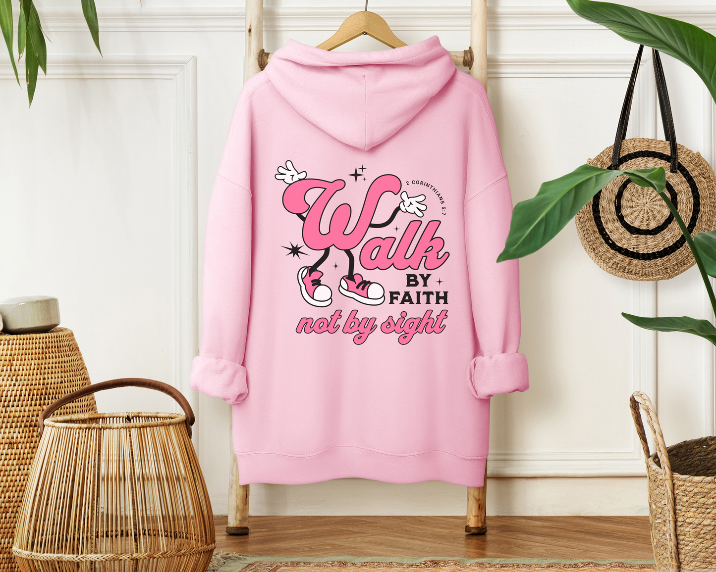 Walk By Faith Not By Sight Hoodie - Christian Hoodie