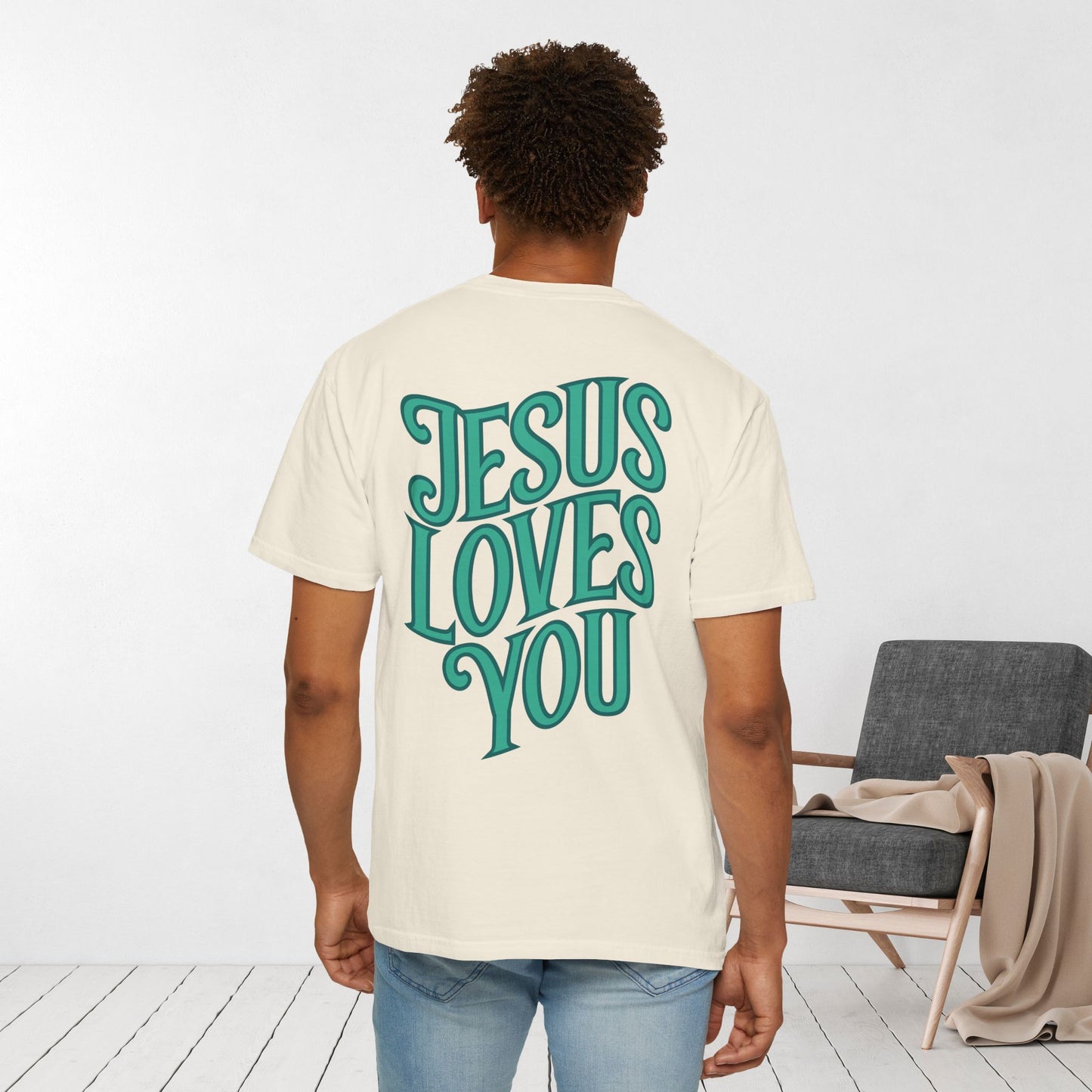 Unisex Jesus Loves You Comfort Colors Shirt