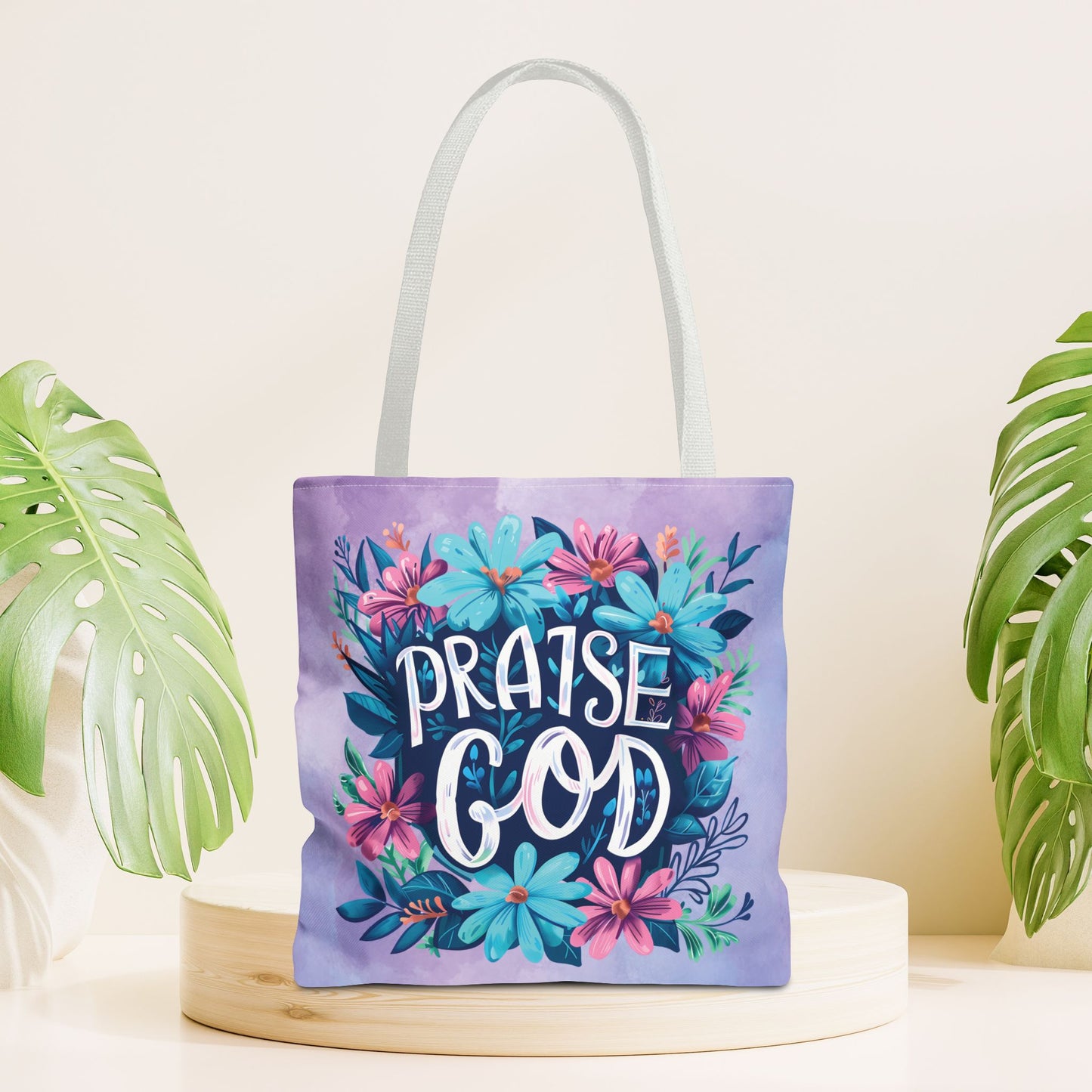 Praise God Tote Bag - Christian Tote Bag