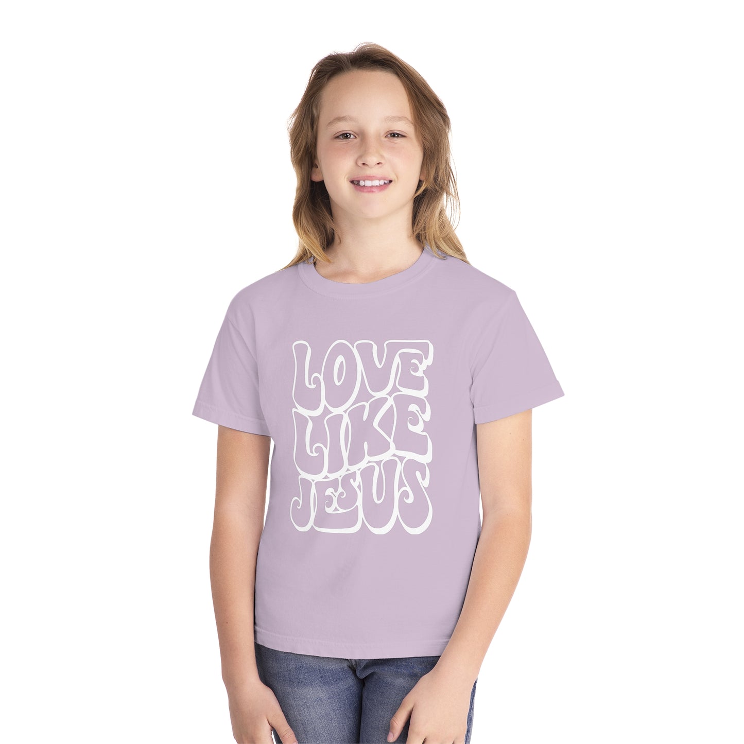 Love Like Jesus Comfort Colors Youth Christian Shirt