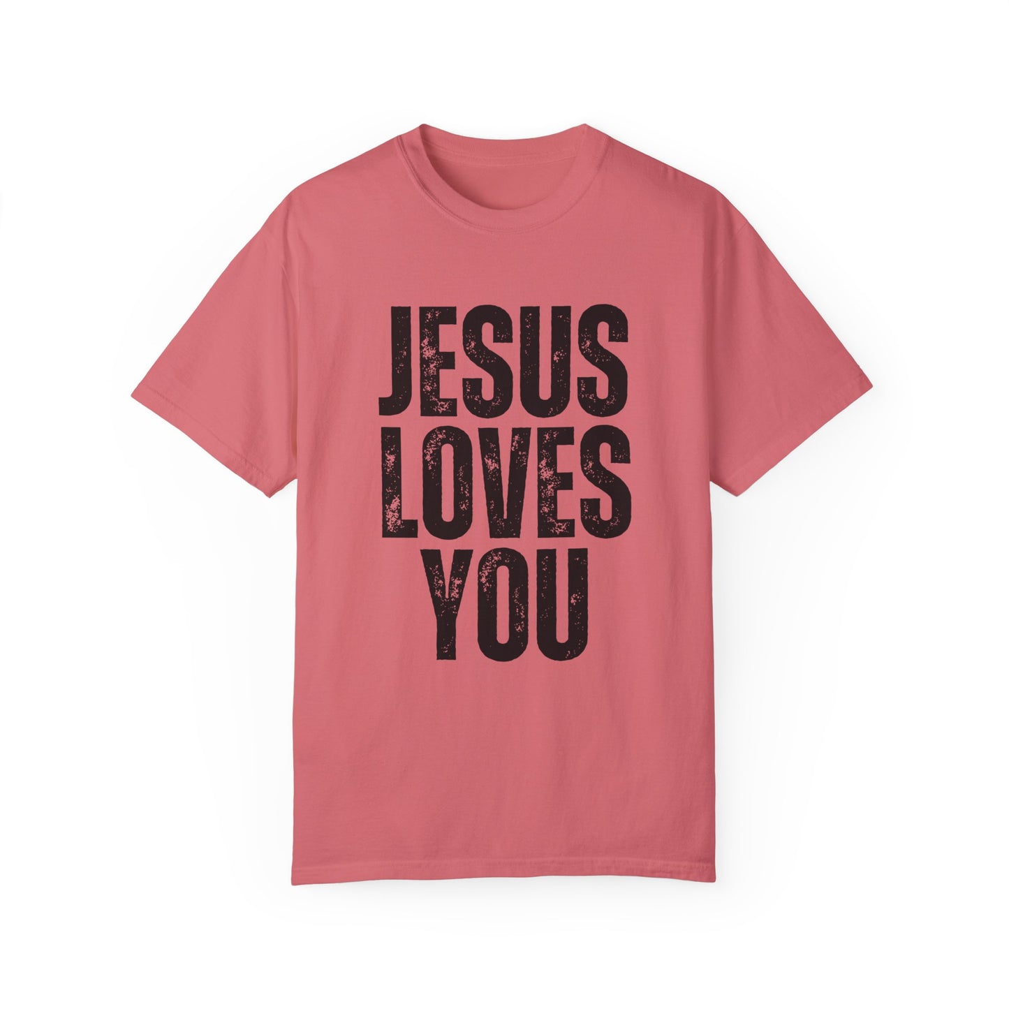 Comfort Colors Unisex Jesus Loves You Shirt