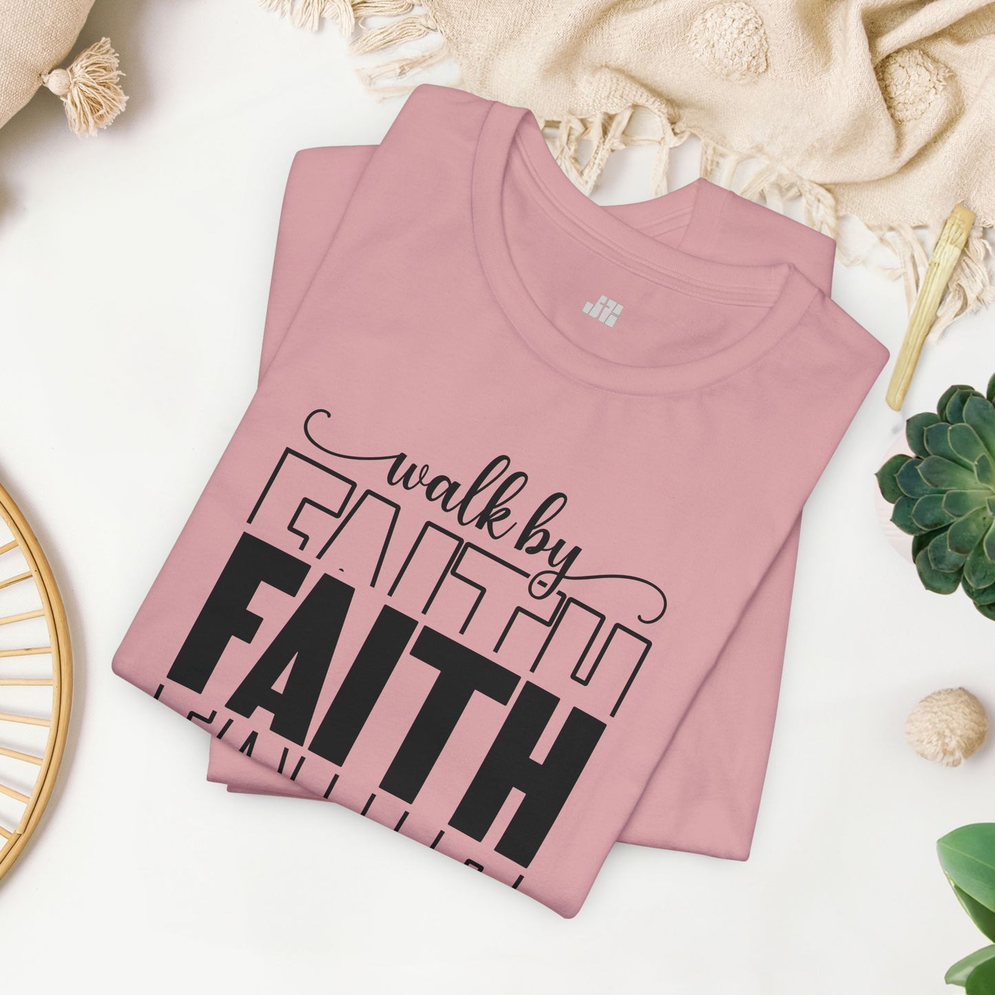 Walk by Faith Christian Soft Cotton Tee