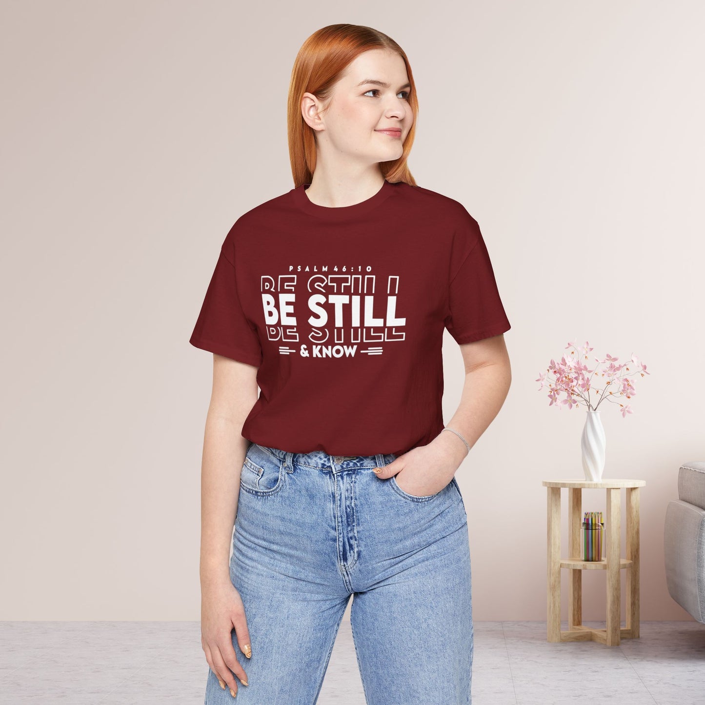 Be Still & Know Christian Soft Cotton Tee