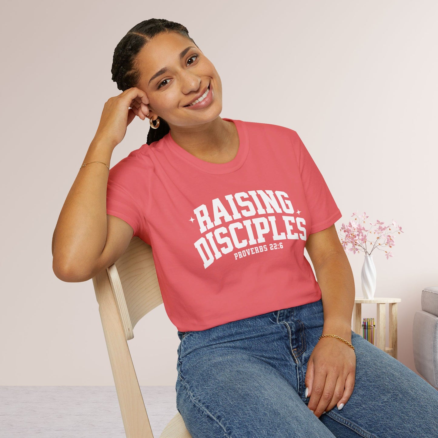 Raising Disciples Proverbs 22:6 Softstyle T-shirt