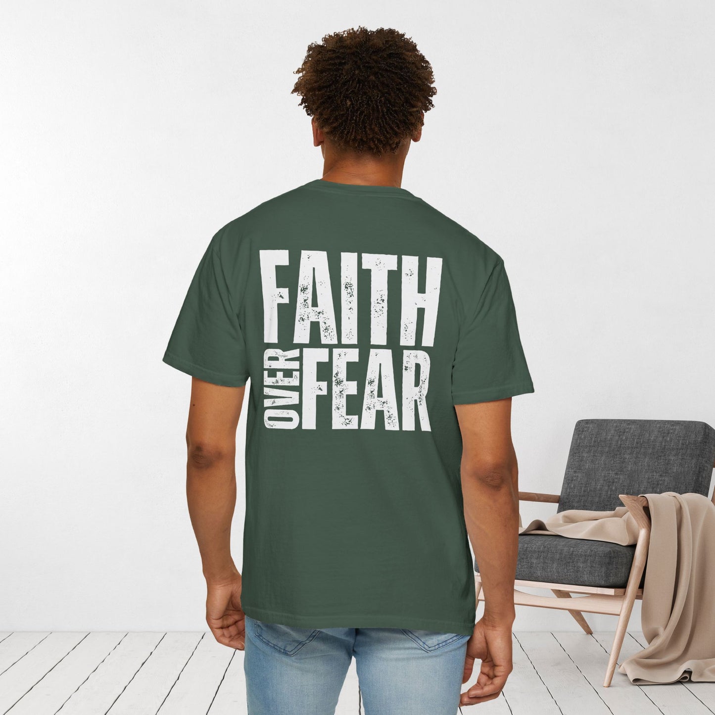 Comfort Colors Faith Over Fear Christian Shirt