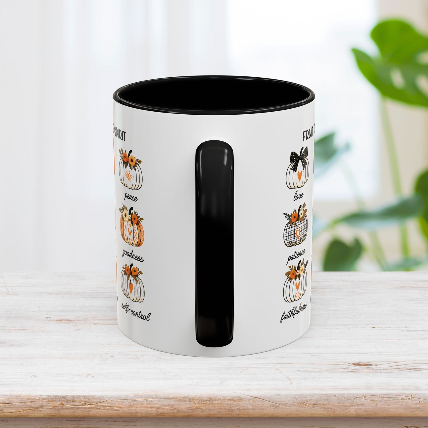 Pumpkin Fruit Of The Spirit Mug - Christian Coffee Mug