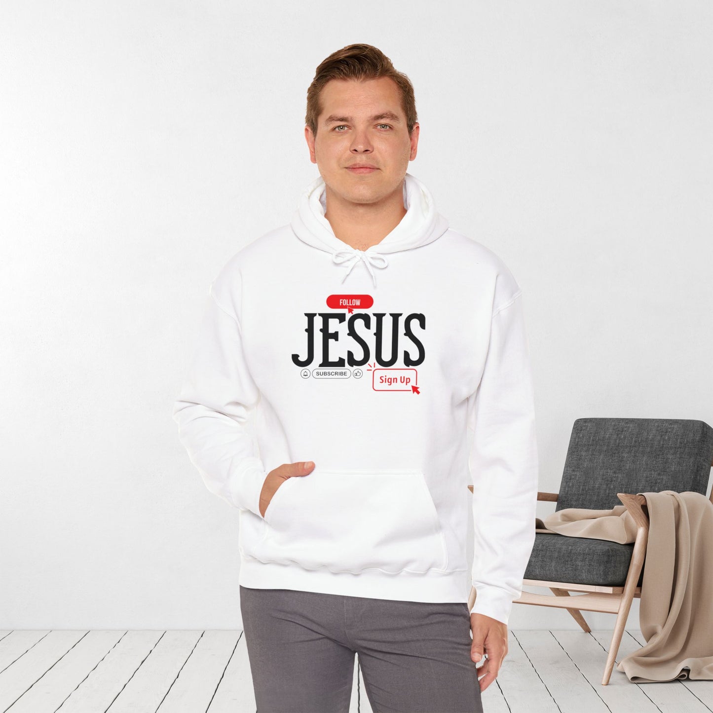 Unisex Follow Jesus Hoodie