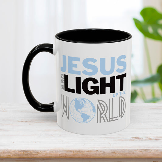 Jesus is The Light of The World Mug - Christian Coffee Mug - Jesus Mug