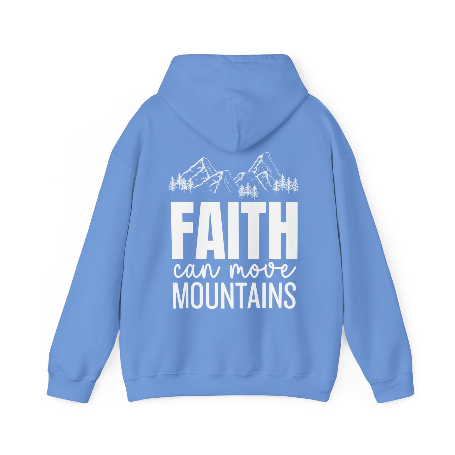 Faith Can Move Mountains Christian Hoodie