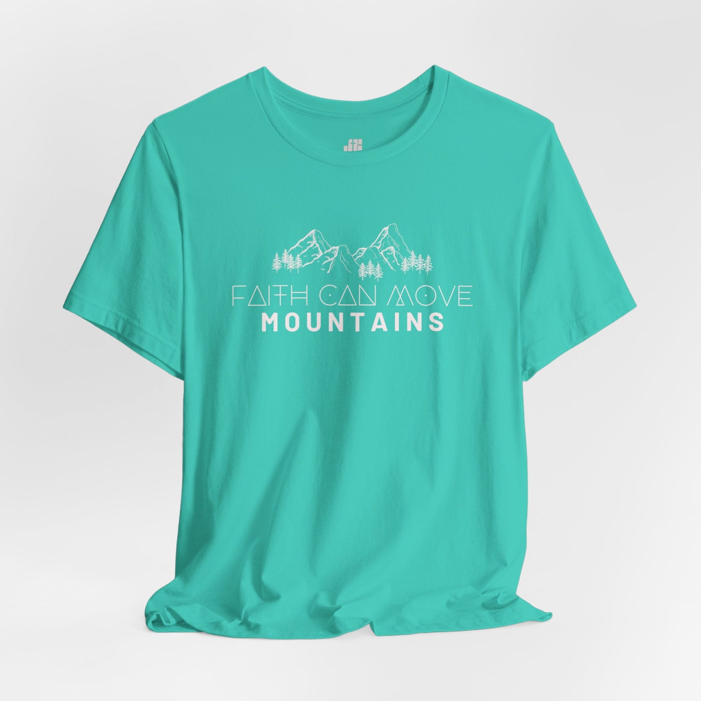 Faith Can Move Mountains Soft Cotton Tee - Matthew 17:20 Bible Verse Shirt