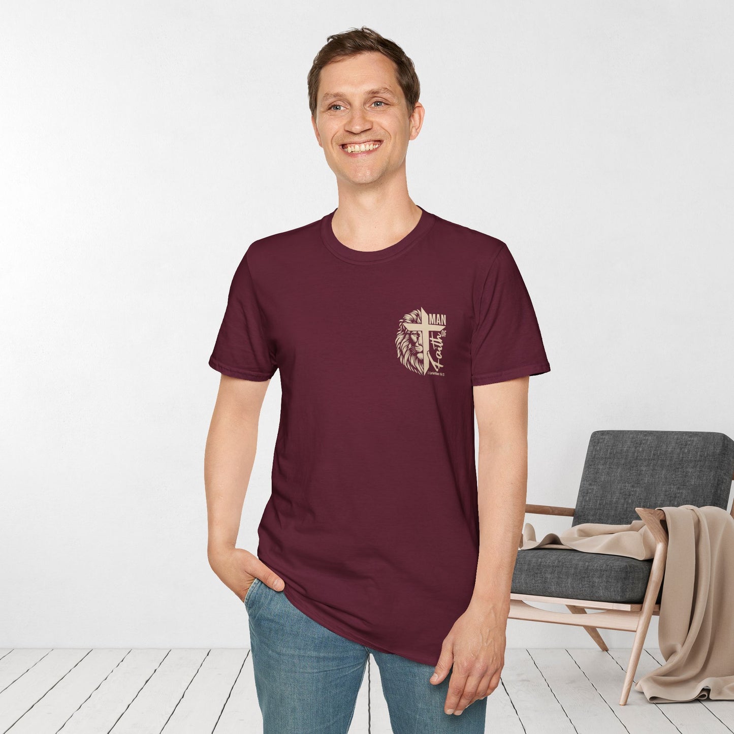 Man of Faith Softstyle T-shirt