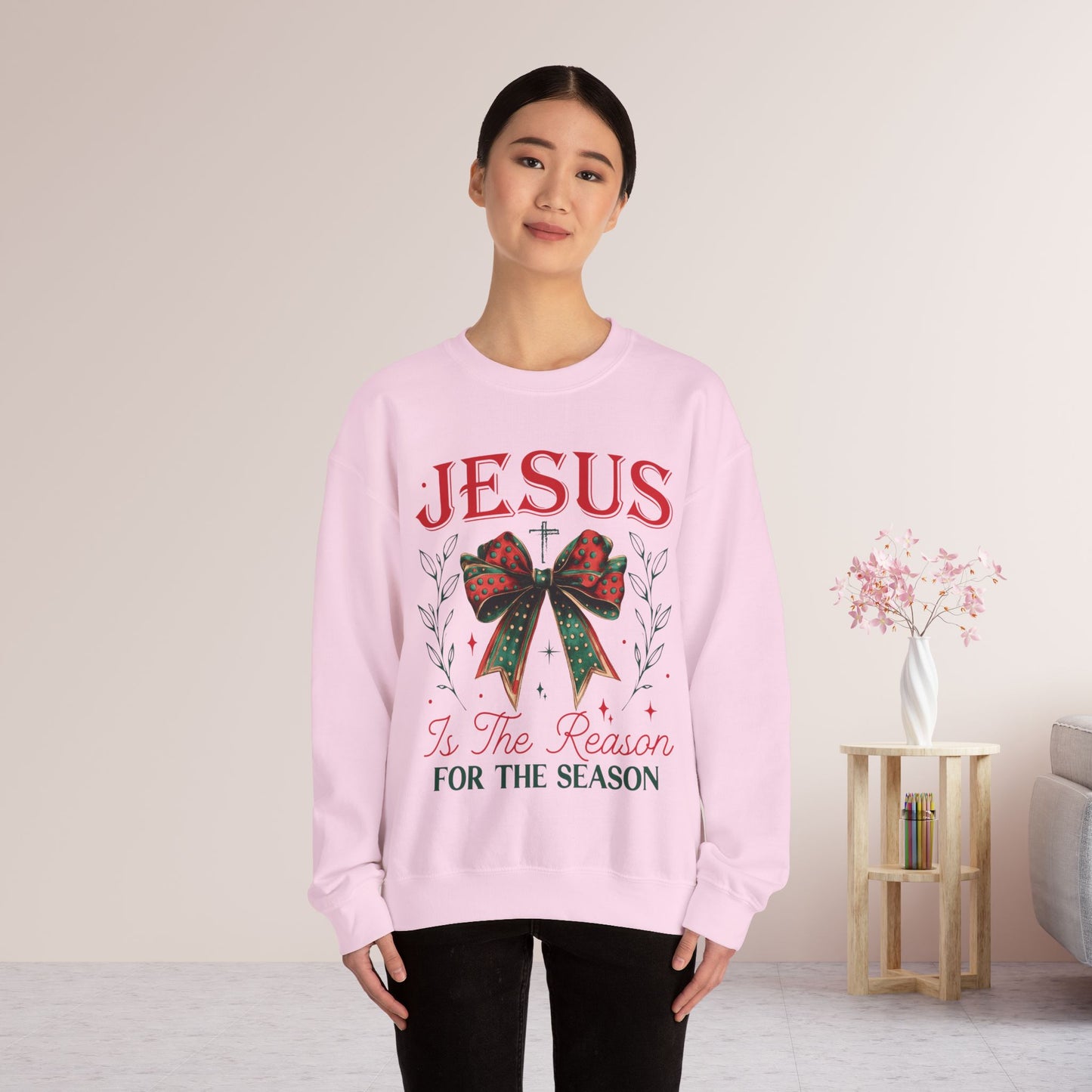 Jesus Is The Reason For The Season Christian Sweatshirt - Christmas Pullover