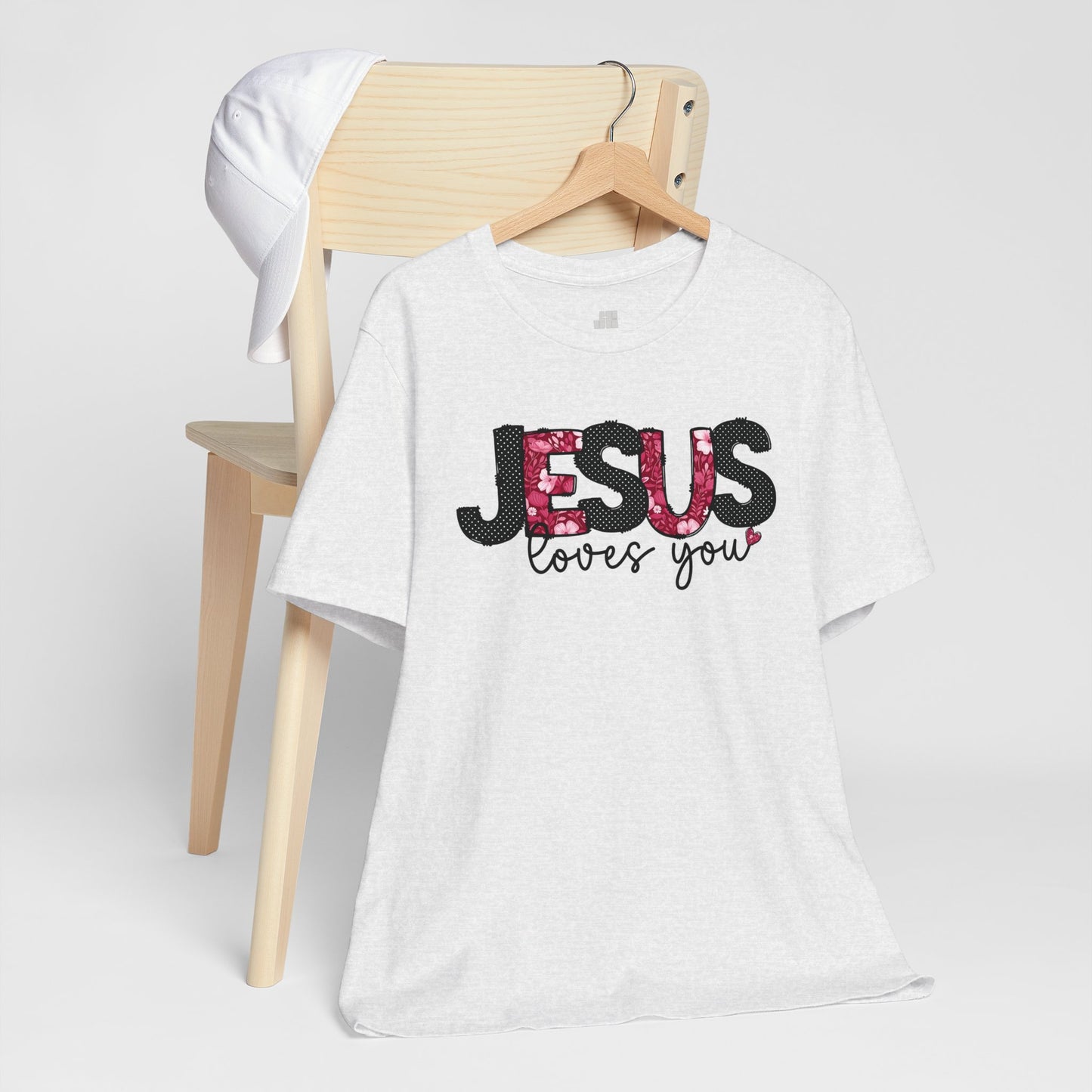 Jesus Loves You Soft Cotton Tee - Christian Shirt