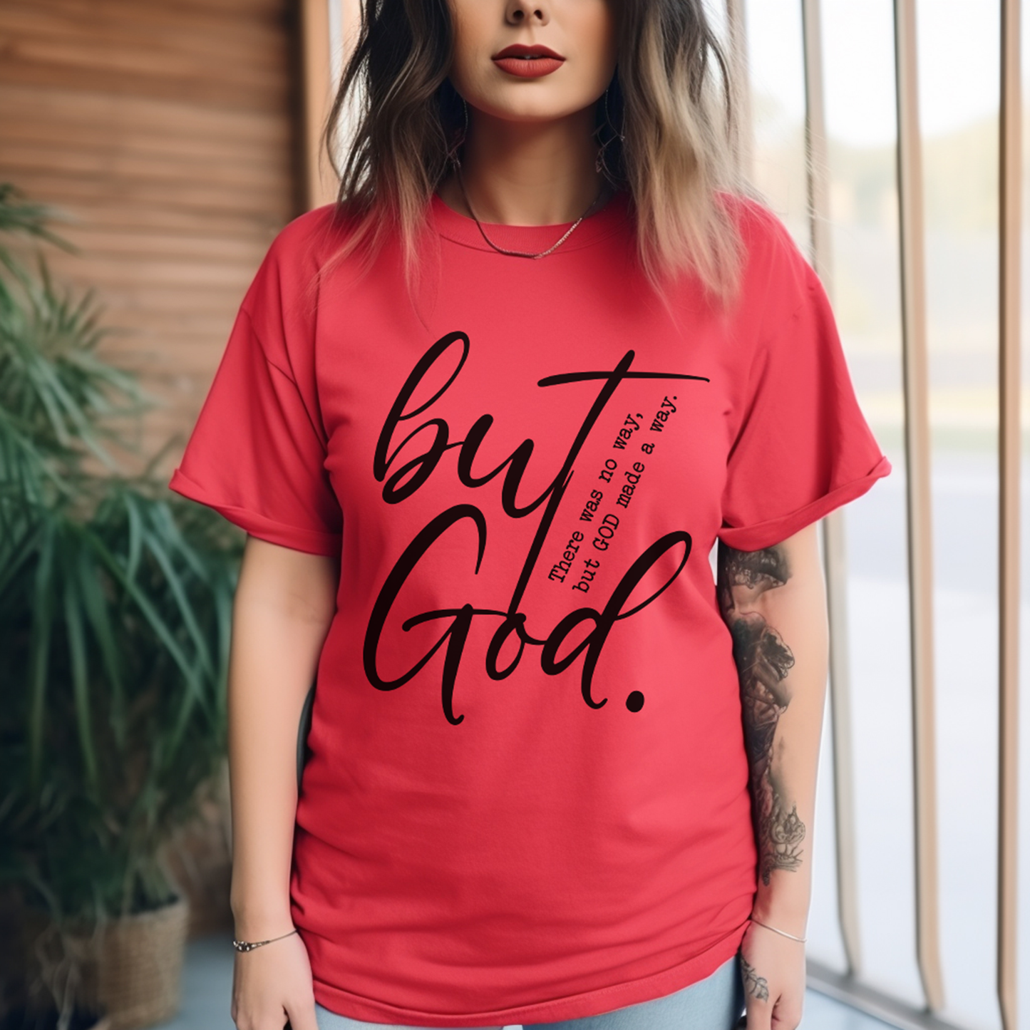 But God Comfort Colors Shirt