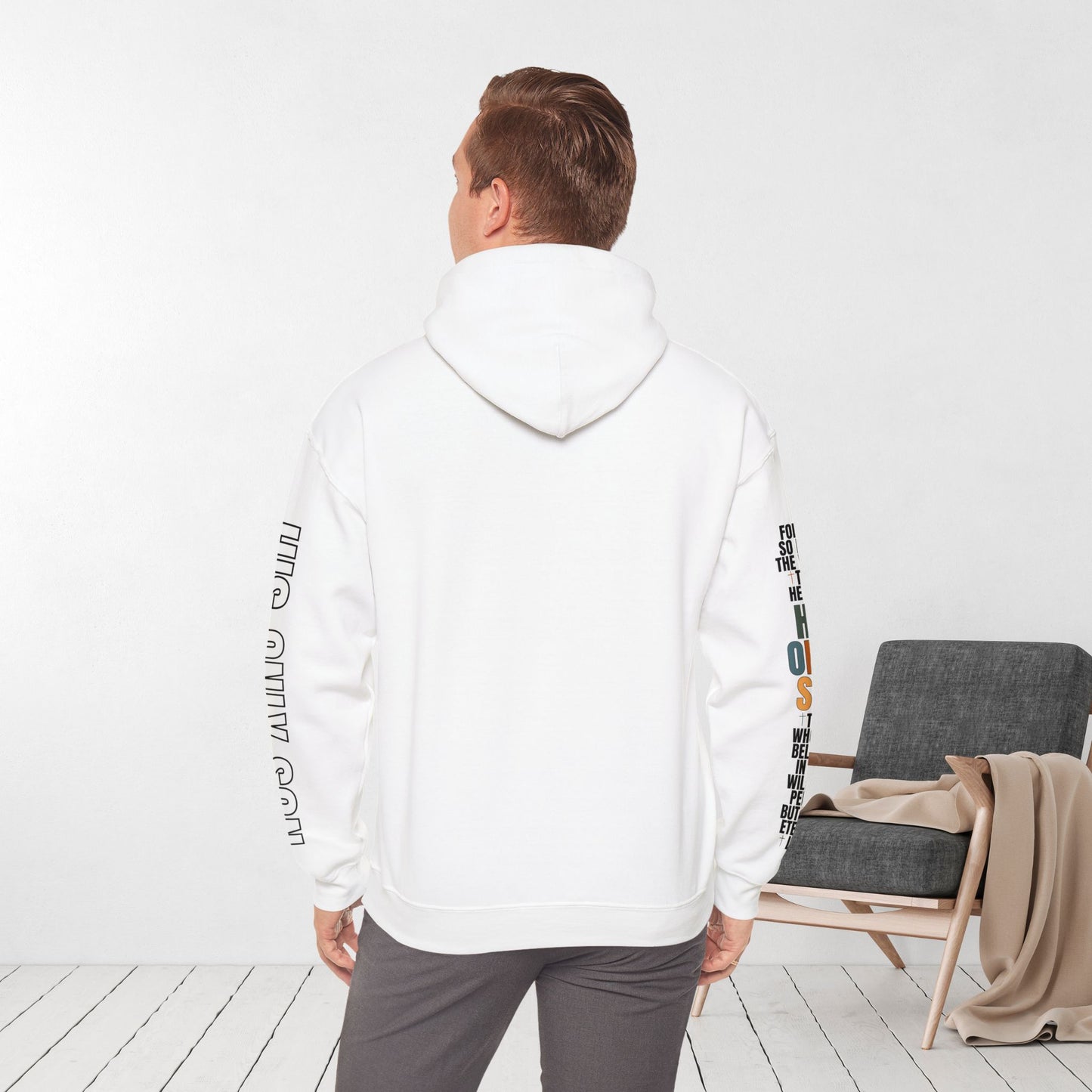 His Only Son John 3:16 Bible Verse Christian Hoodie