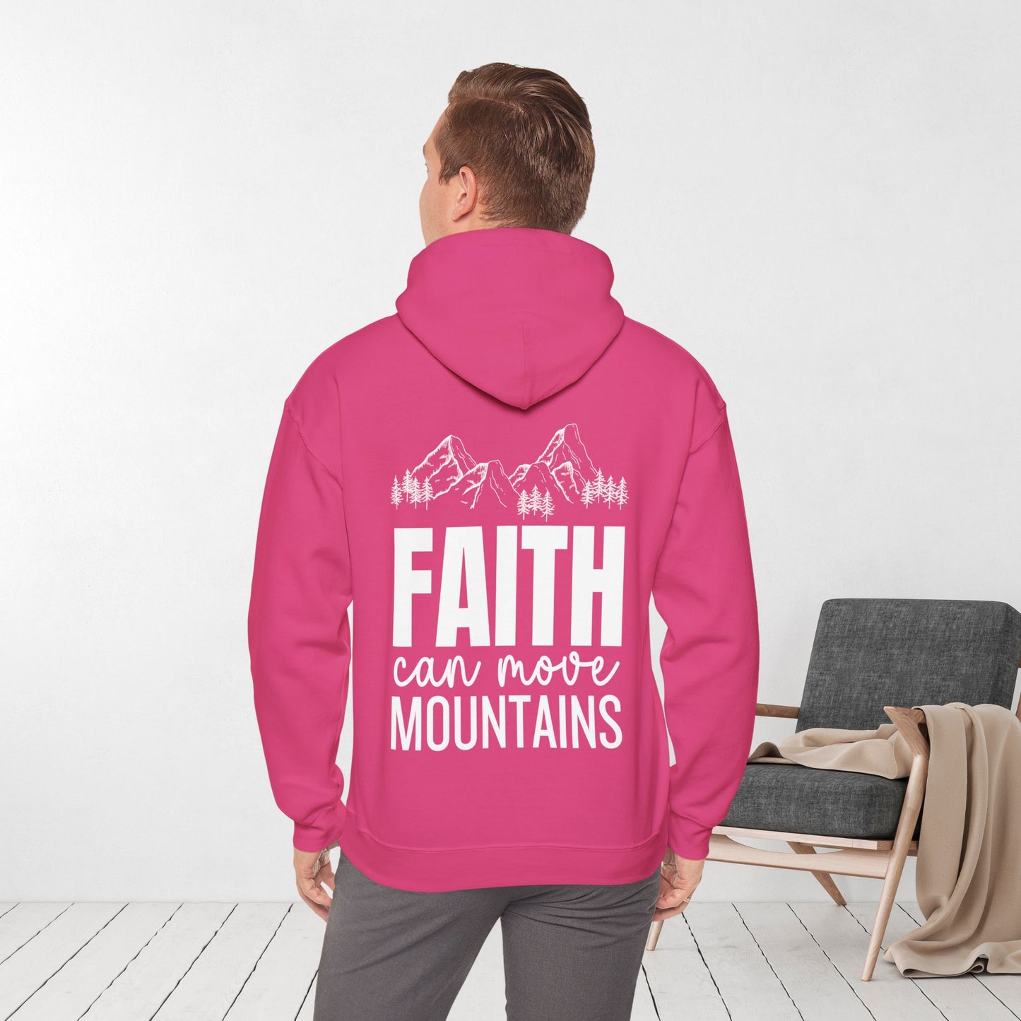 Faith Can Move Mountains Christian Hoodie