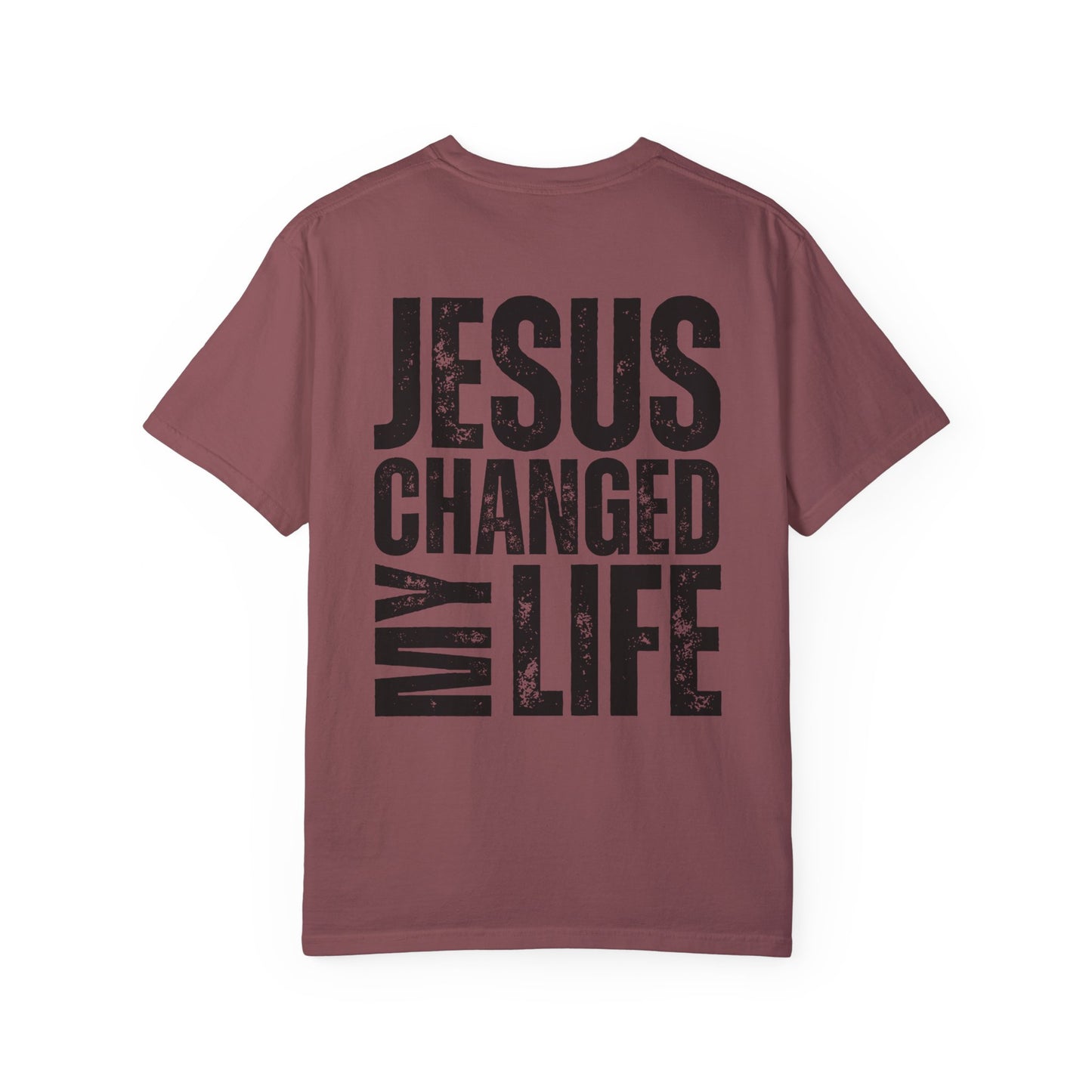 Comfort Colors Jesus Changed My Life Christian Shirt