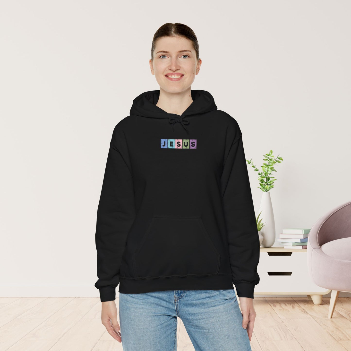 Unisex Jesus Hoodie - Bible Verse Hoodie John 3:17