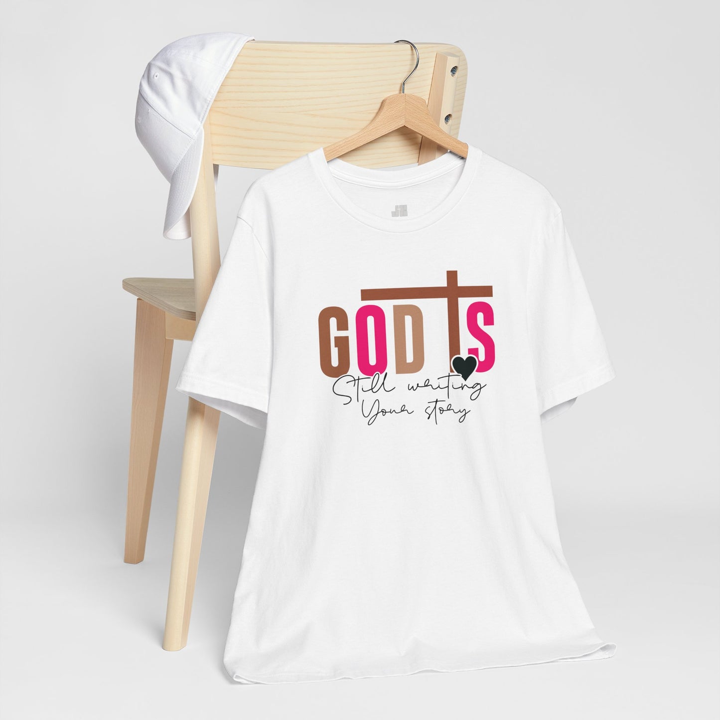 Pink God is Still Writing Your Story Christian Soft Cotton Tee