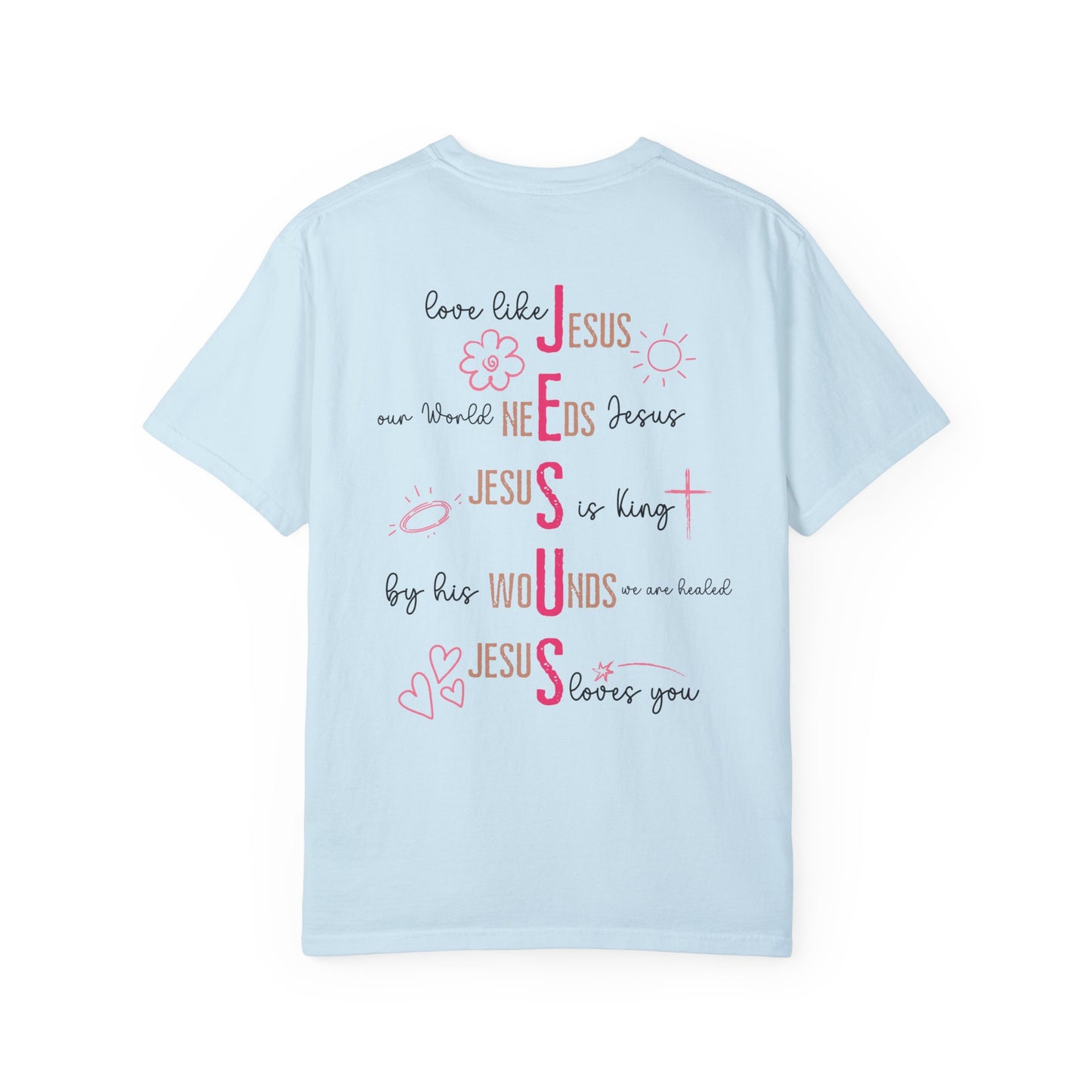 Christian Women's Comfort Colors Jesus Shirt