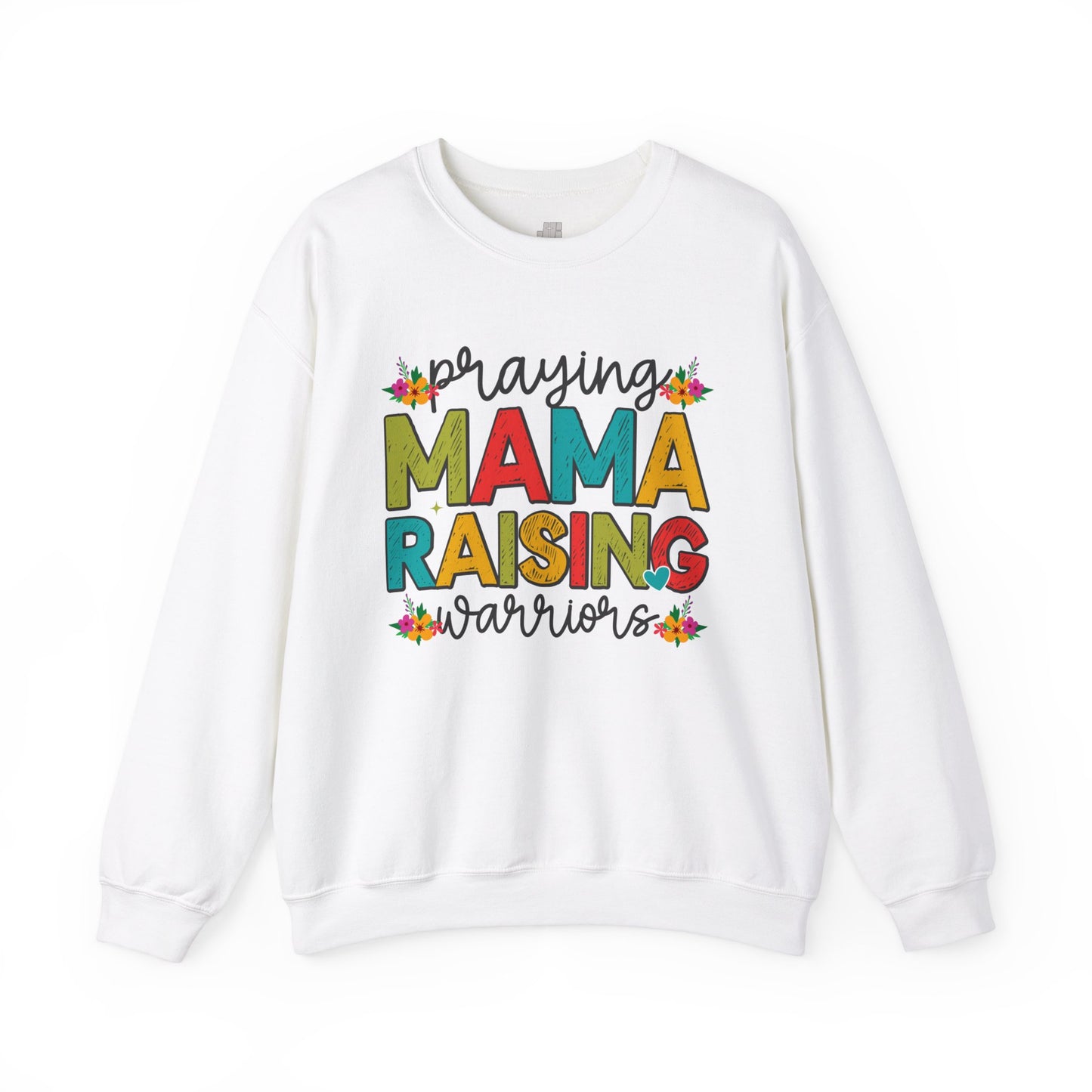 Praying Mama Raising Warriors Sweatshirt - Christian Mom Sweatshirt