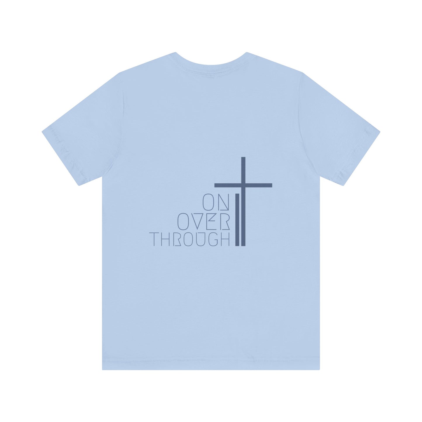 Minimalist Pray Soft Cotton Tee - Pray On It, Pray Over It, Pray Through It T-shirt