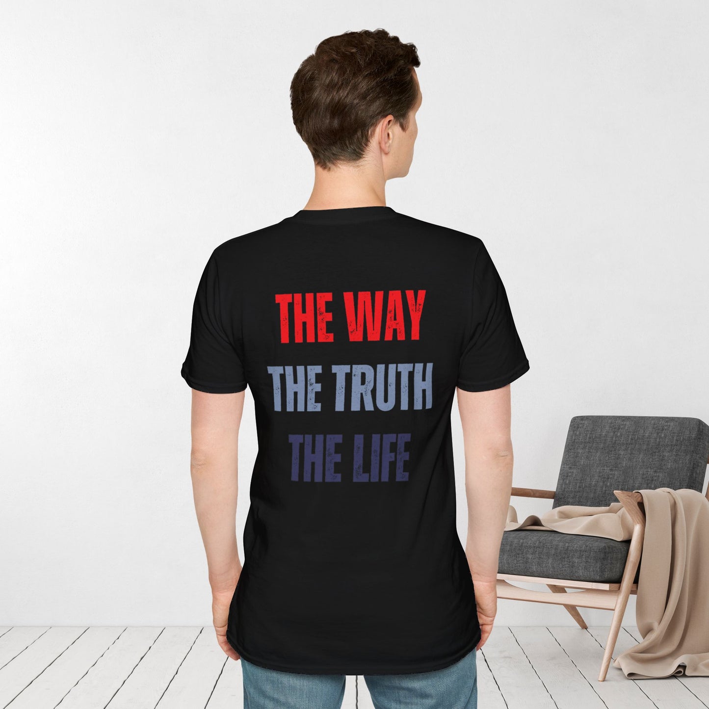 Jesus - The Way The Truth The Life Softstyle T-Shirt