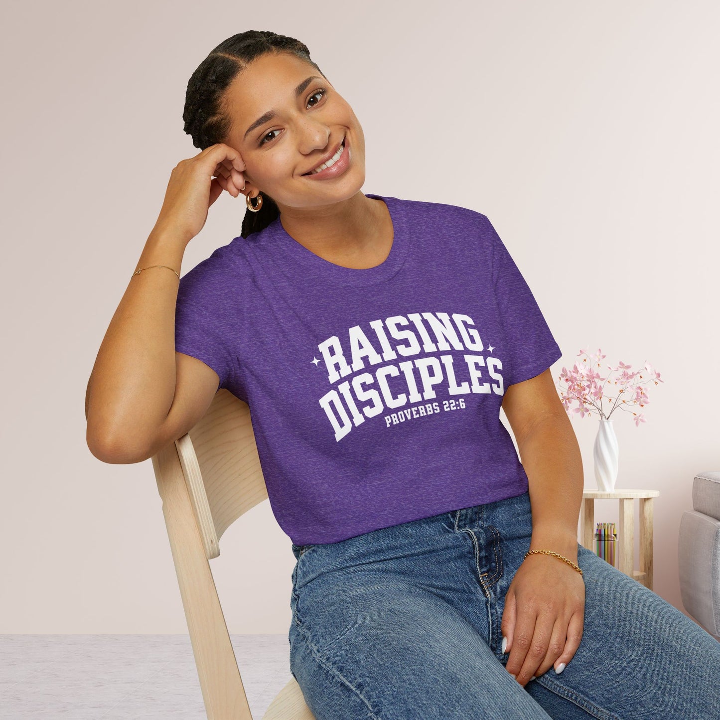 Raising Disciples Proverbs 22:6 Softstyle T-shirt