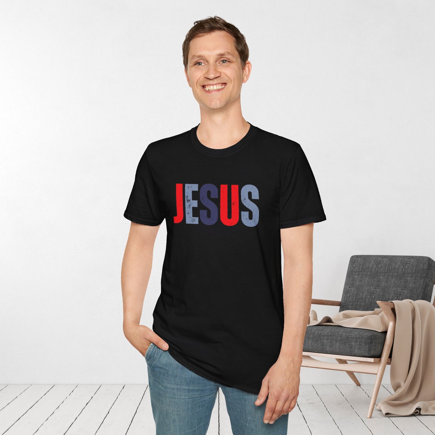 Jesus - The Way The Truth The Life Softstyle T-Shirt