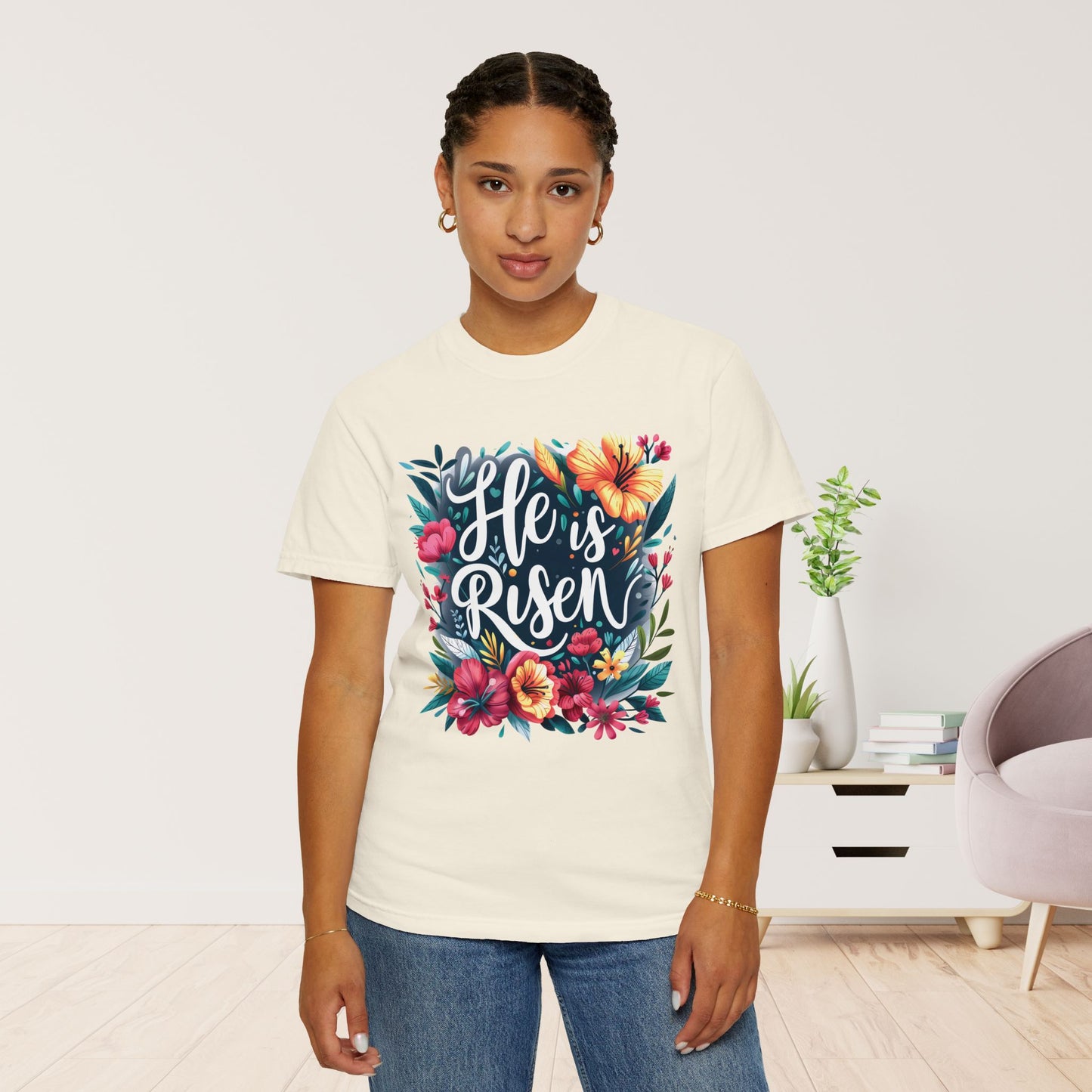 He is Risen Women's Comfort Colors Tee