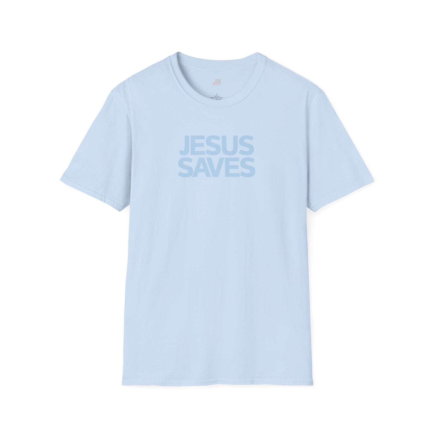 Jesus Saves Softstyle T-shirt - Acts 4:12 Bible Verse Christian Tee