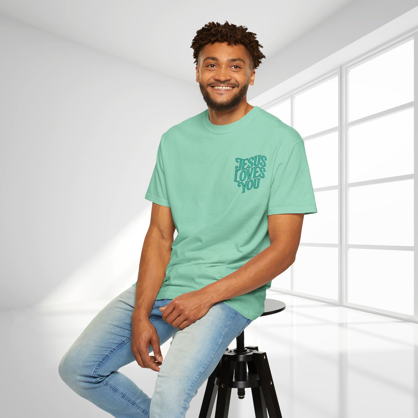 Unisex Jesus Loves You Comfort Colors Shirt