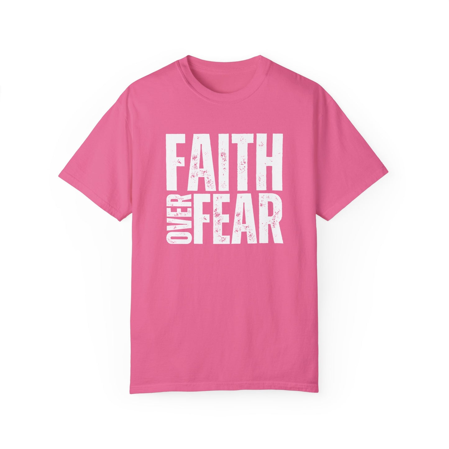 Comfort Colors Faith Over Fear Trendy Christian Shirt