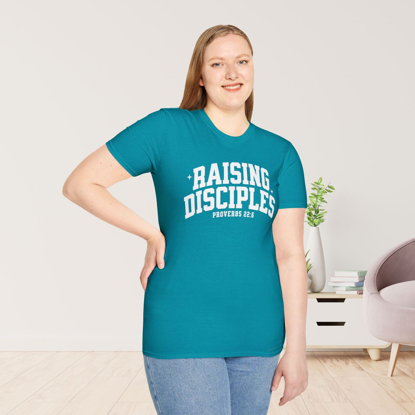 Raising Disciples Proverbs 22:6 Softstyle T-shirt