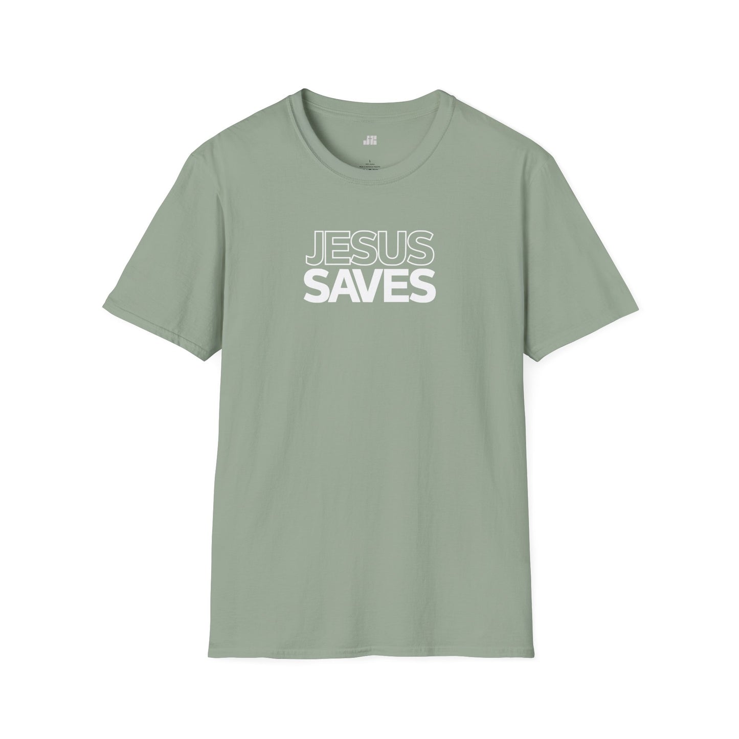 Unisex Jesus Saves Softstyle T-shirt - Acts 4:12 Bible Verse Christian T-shirt