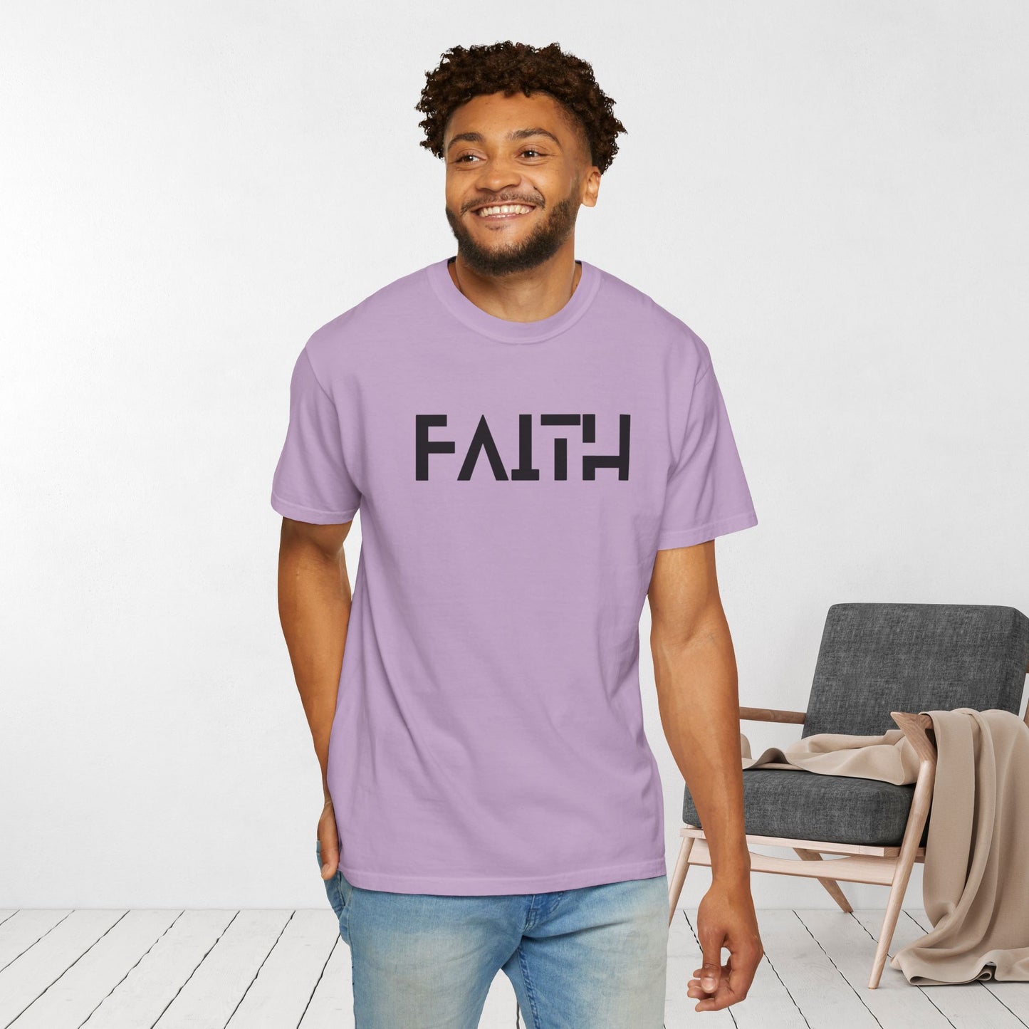 Faith T-shirt -  Ephesians 2:8 Comfort Colors Christian Shirt