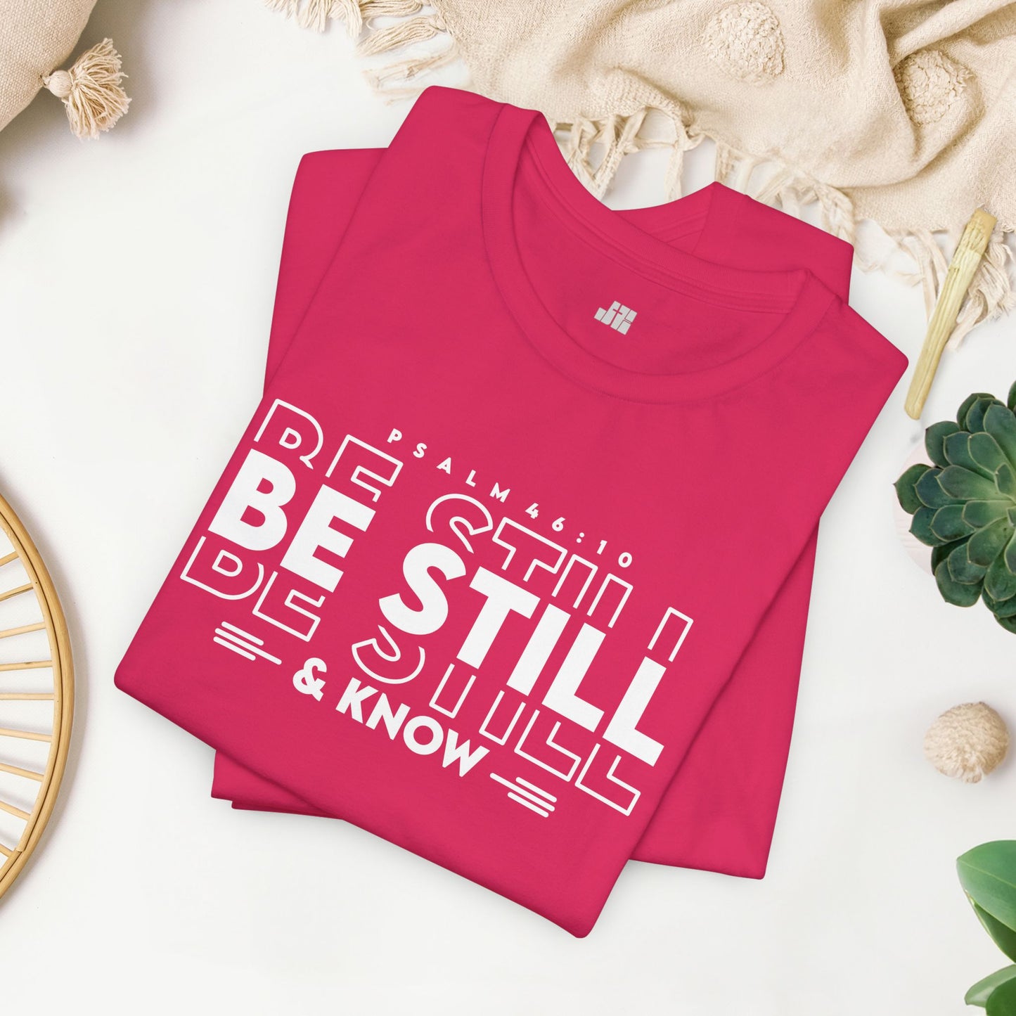 Be Still & Know Christian Soft Cotton Tee