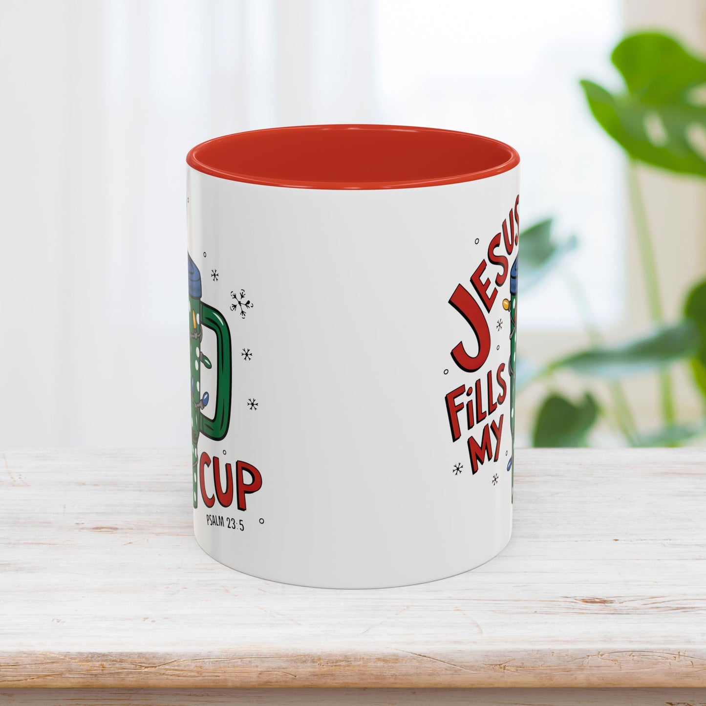 Jesus Fills My Cup Mug - Christian Coffee Mug