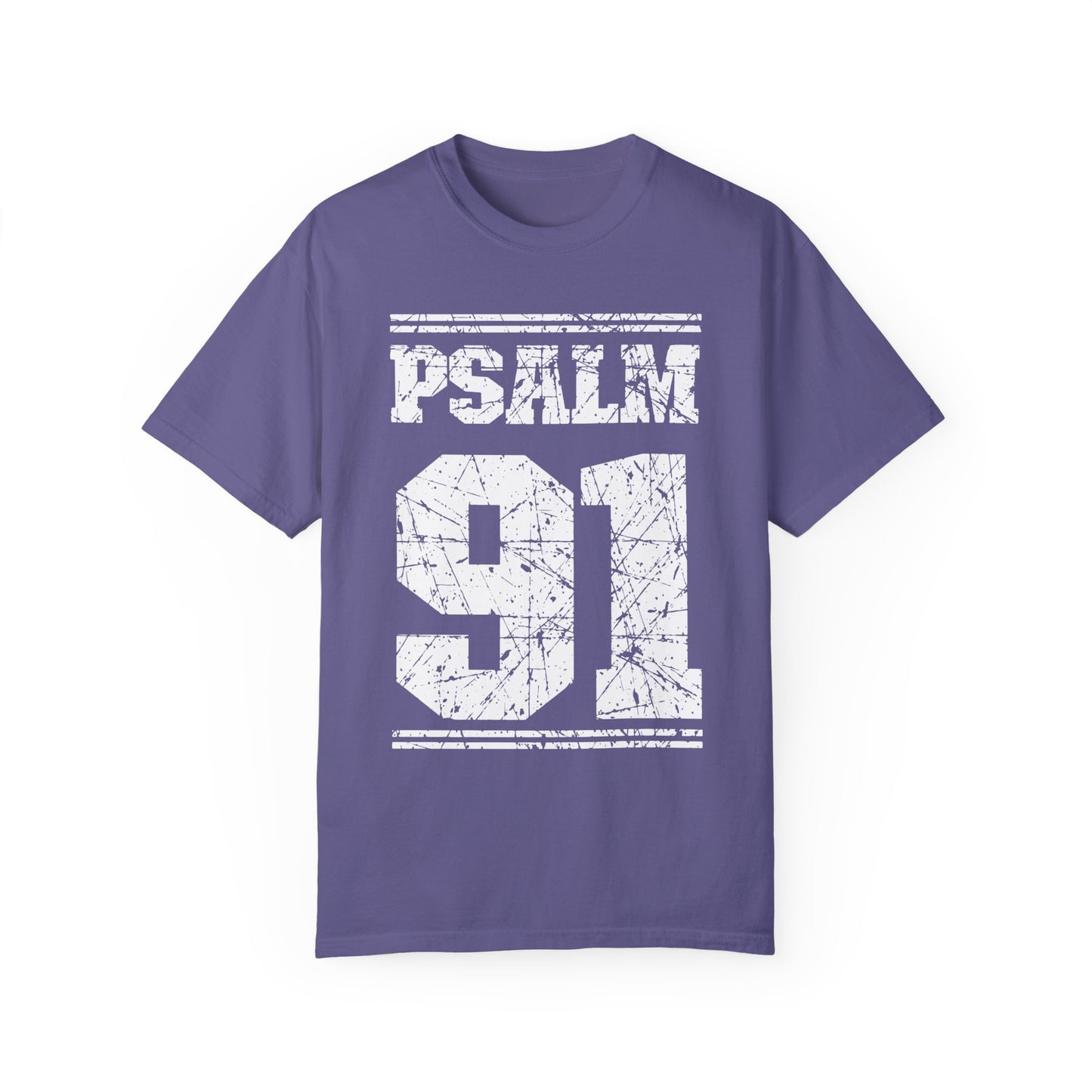 Psalm 91 Comfort Colors Christian Shirt - Bible Verse Shirt