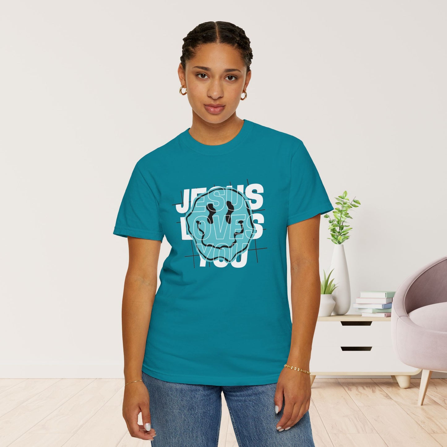 Jesus Loves You Comfort Colors T-shirt