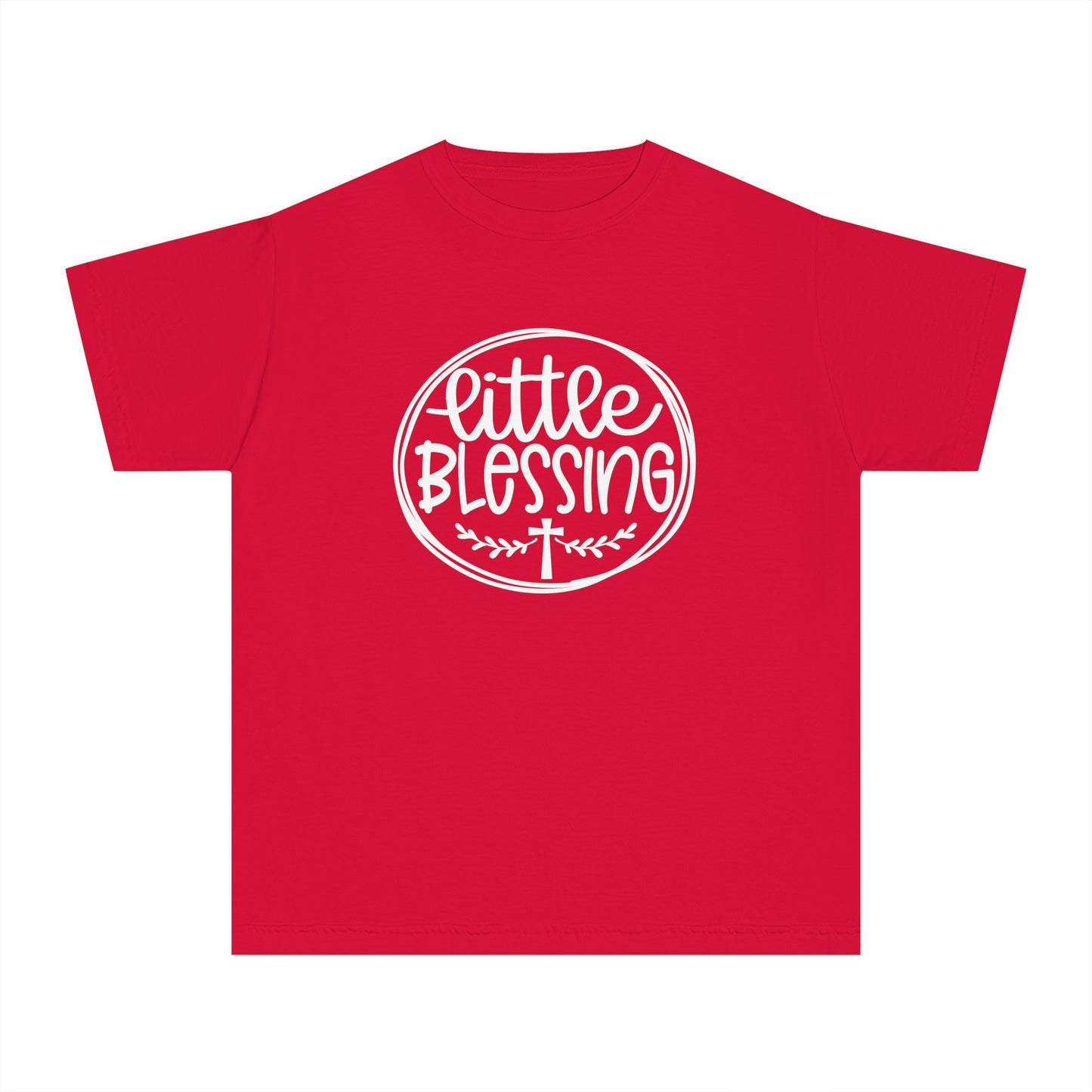 Little Blessing Comfort Colors Youth Christian Shirt