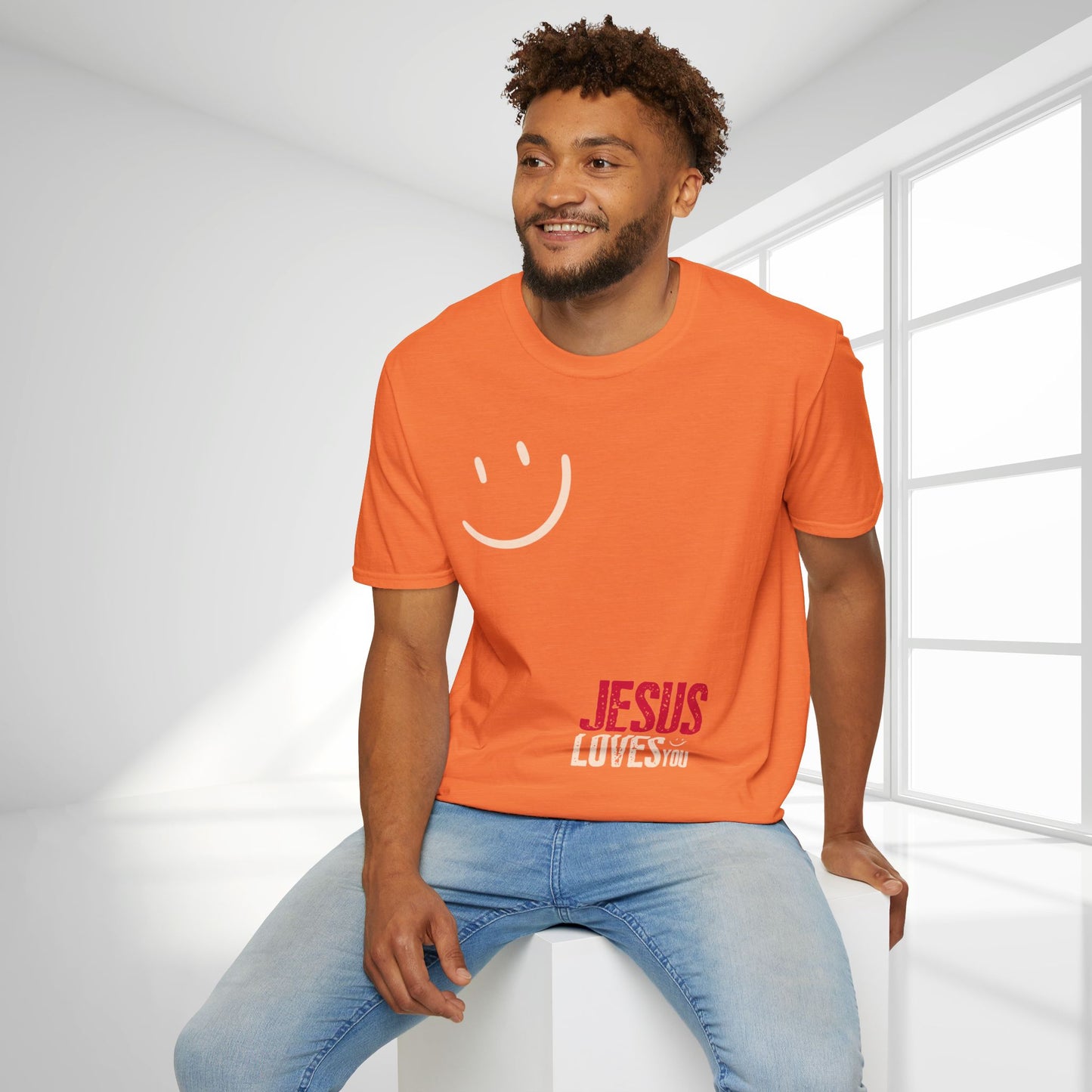 Unisex Jesus Loves You Softstyle T-shirt