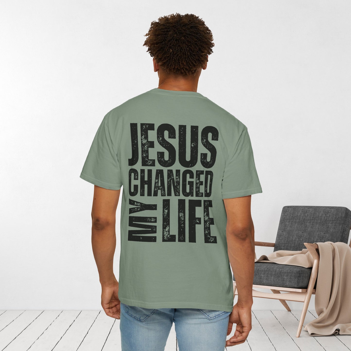 Comfort Colors Jesus Changed My Life Christian Shirt