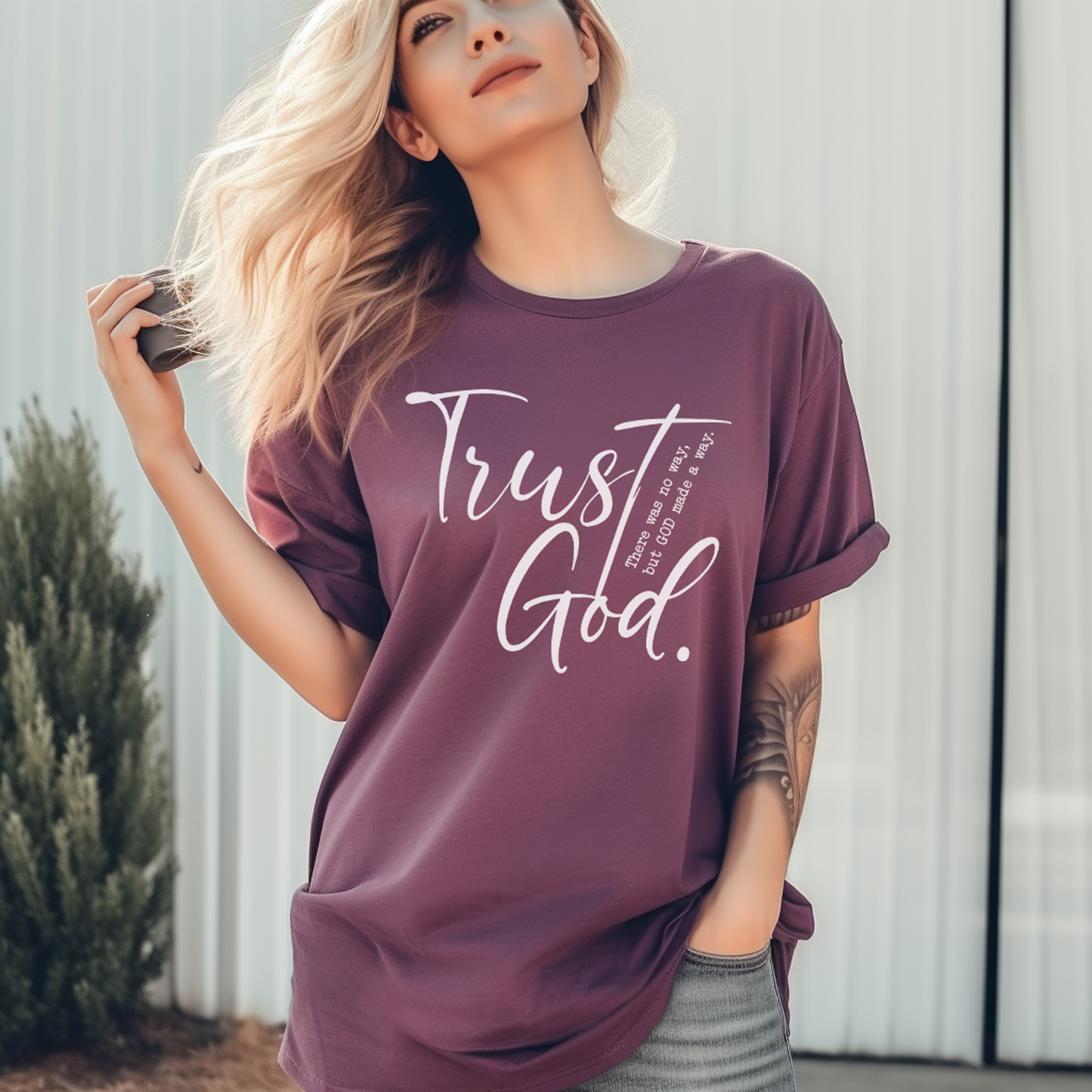 Trust God Comfort Colors Shirt