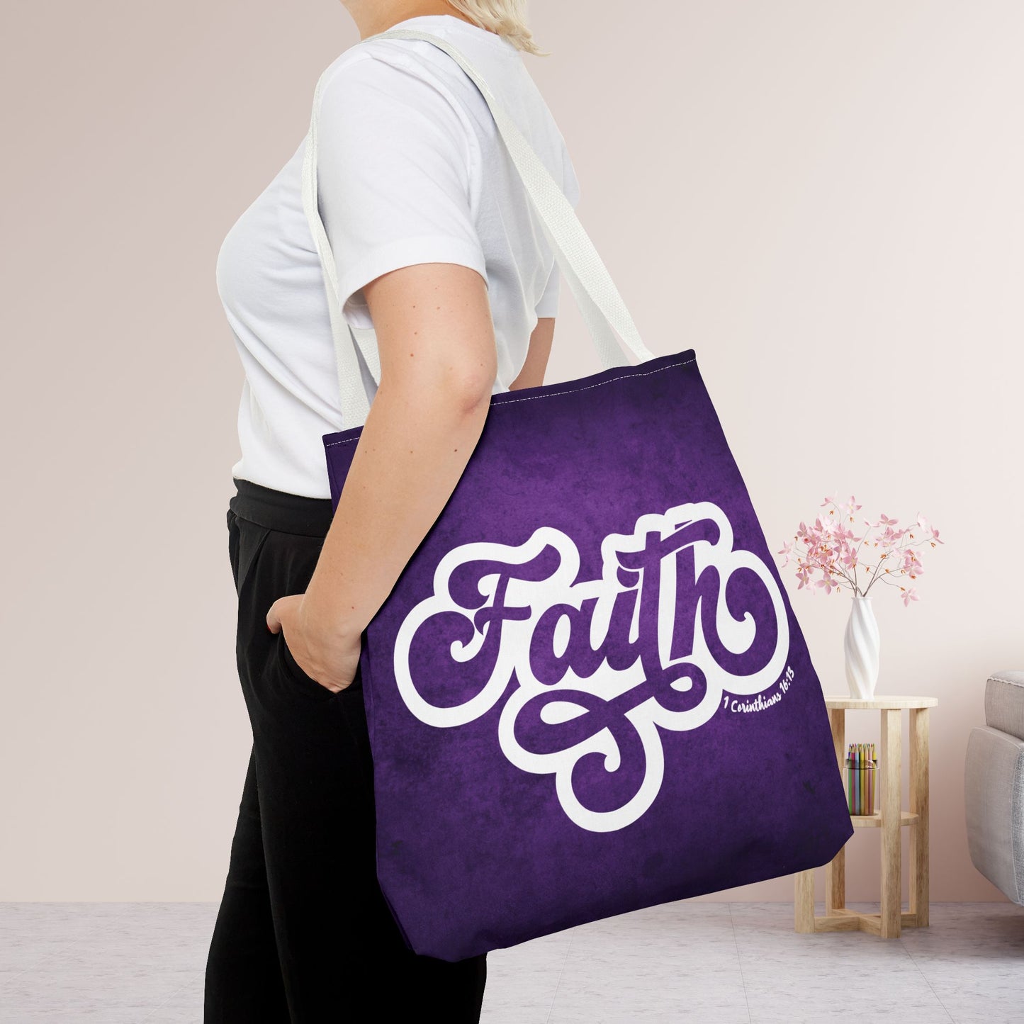 Faith Tote Bag - Christian Tote Bag