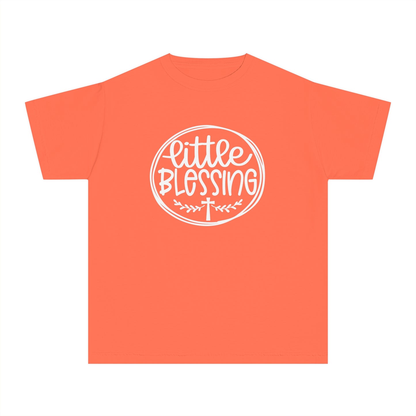 Little Blessing Comfort Colors Youth Christian Shirt