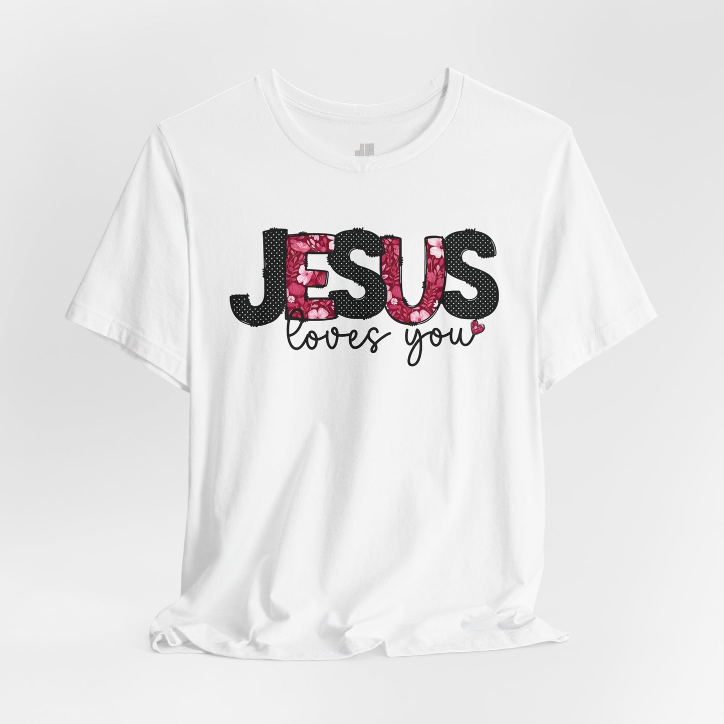 Jesus Loves You Soft Cotton Tee - Christian Shirt