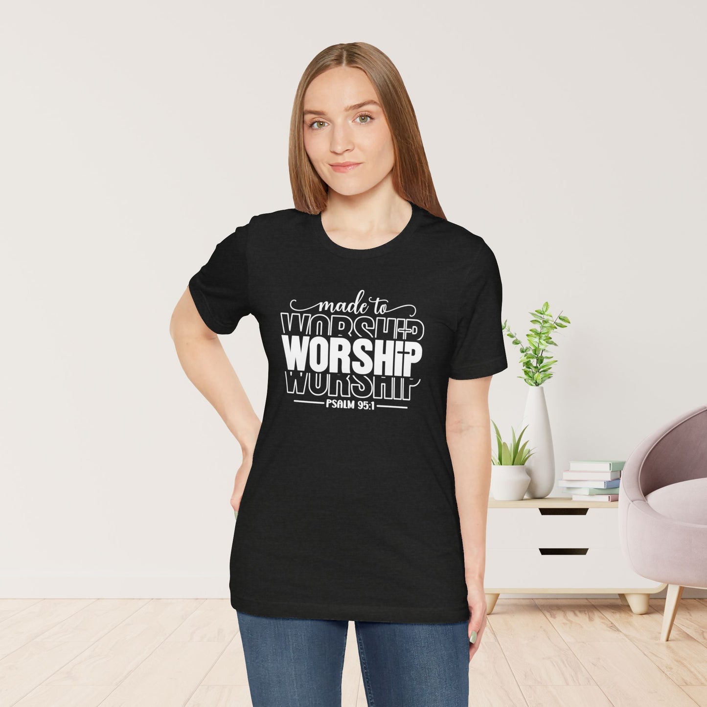 Made to Worship Christian Soft Cotton Tee