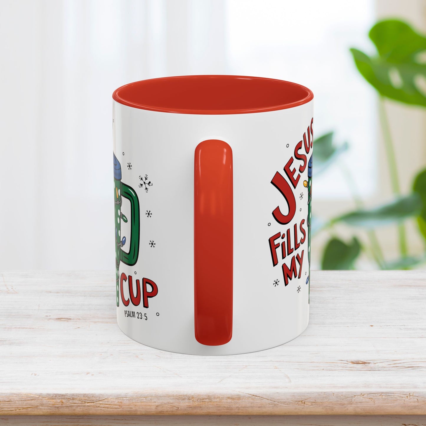 Jesus Fills My Cup Mug - Christian Coffee Mug