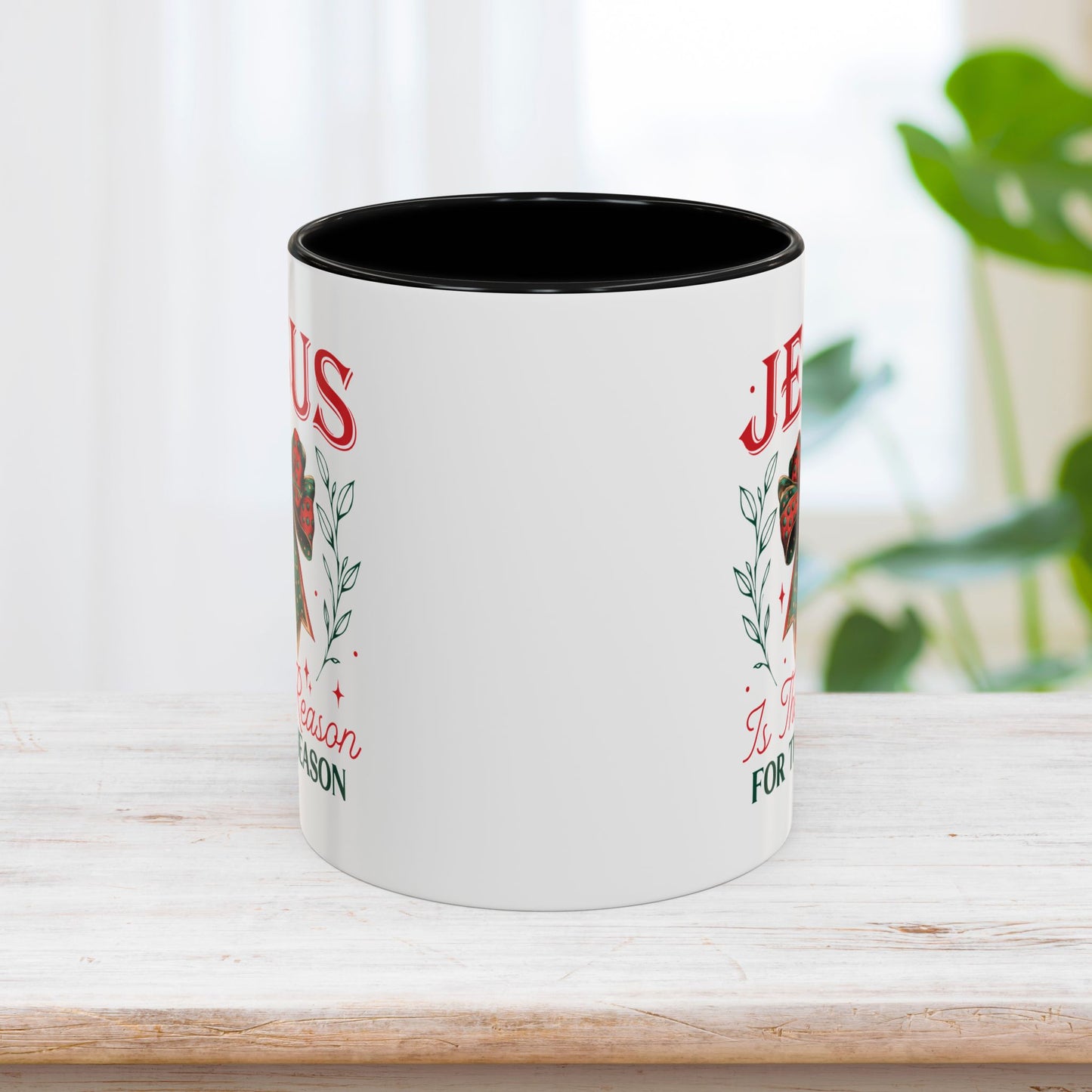 Jesus Is The Reason For The Season Mug - Christian Coffee Mug